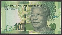 South Africa, P-133 2012 "Nelson Mandela" 10 Rand, GemCU